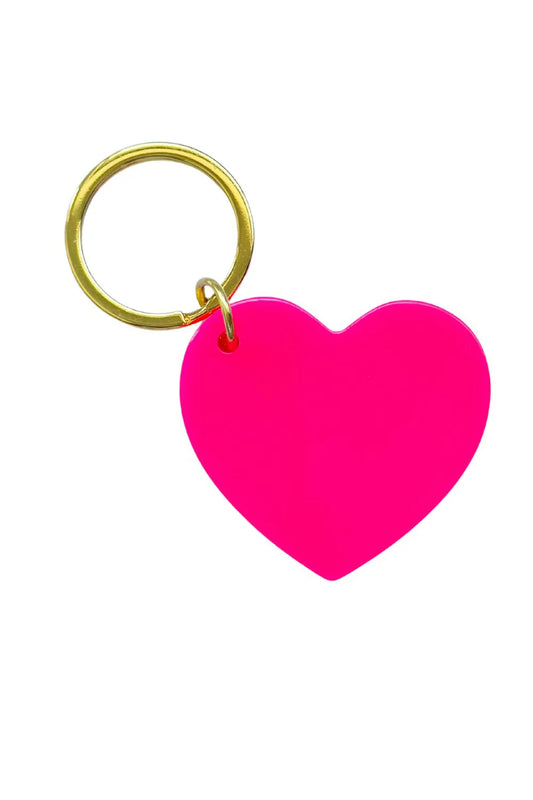 MOSK. MELBOURNE : Heart Pink - Keyring