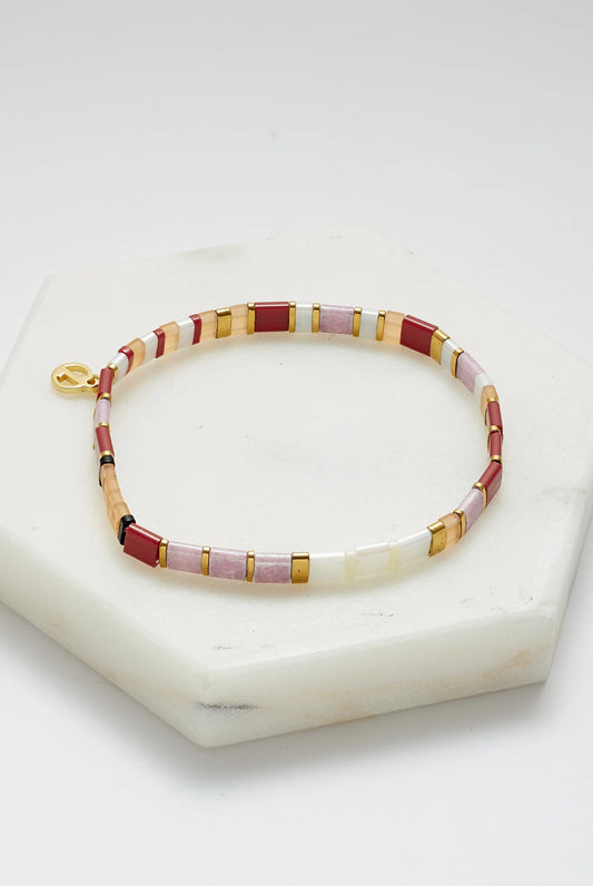 ZAFINO : Tile Rouge - Bracelet