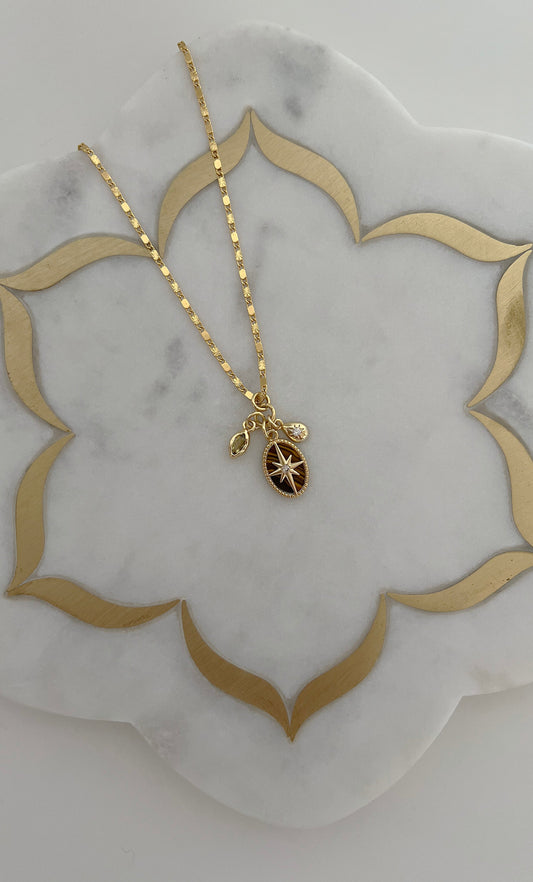 TUNIK : Celestial Charm Trinket Gold - Necklace