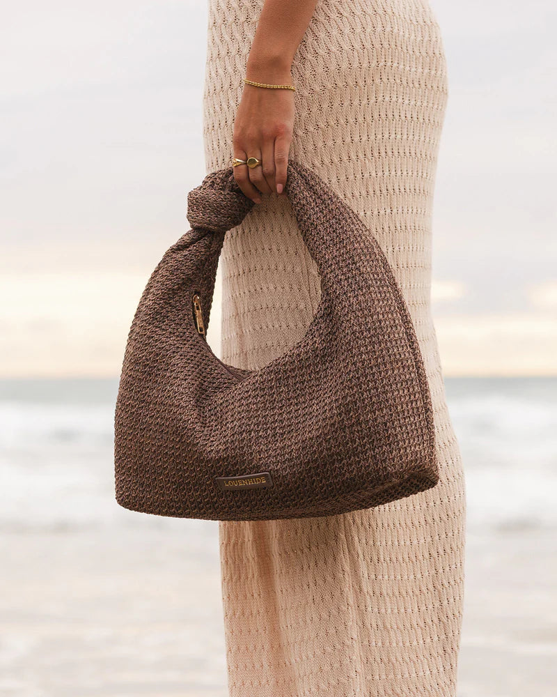 LOUENHIDE : Bahama Shoulder Bag - Chocolate