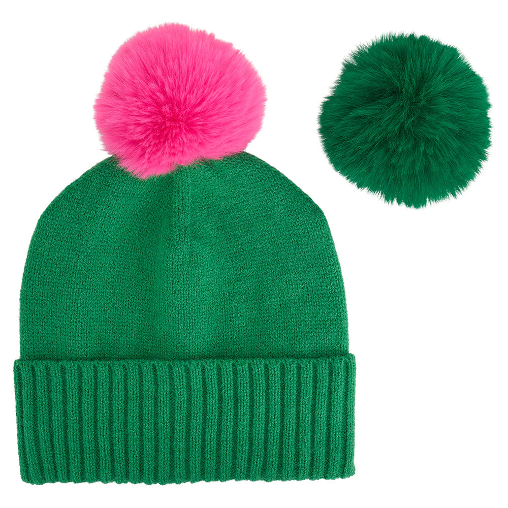 ANNABEL TRENDS: Green - Beanie & Sock Set