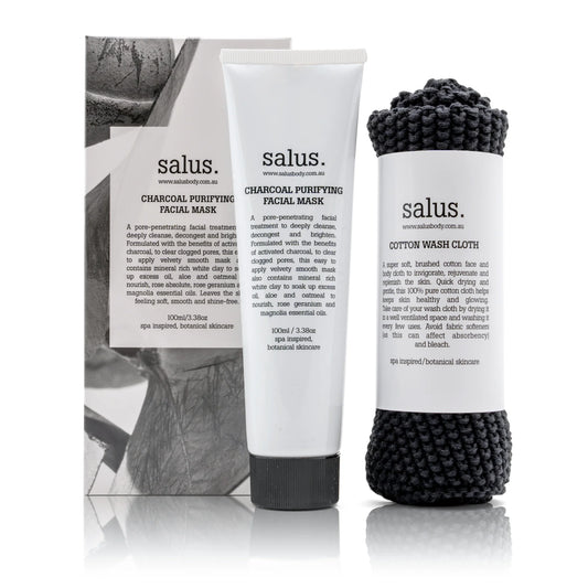 SALUS : Charcoal Purifying Facial Mask Set