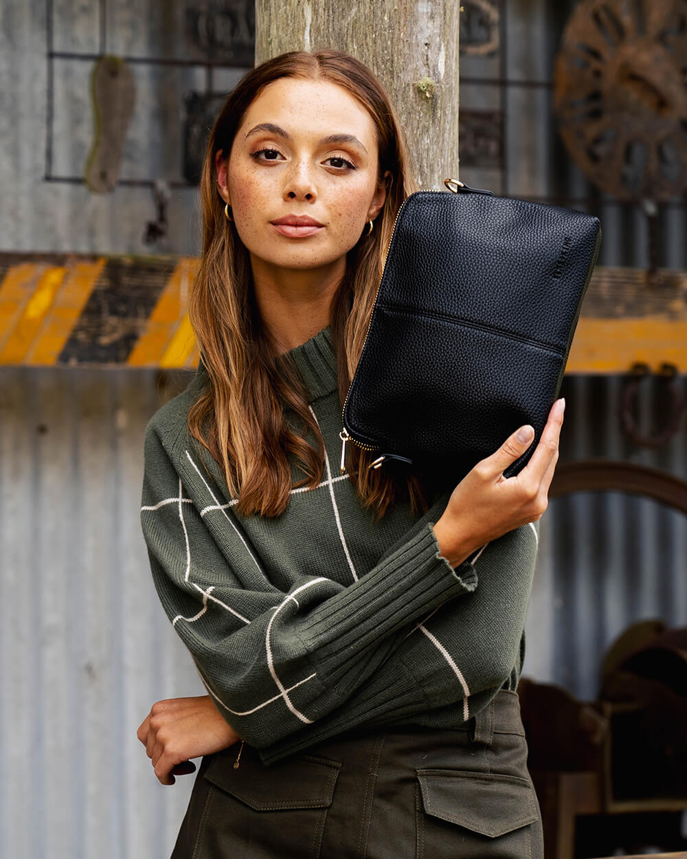 ELMS+KING : Large Burbank Crossbody - Black