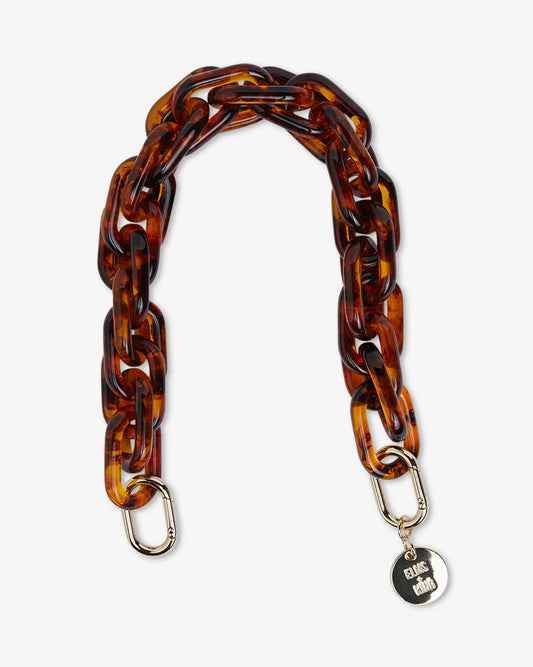 ELMS+KING : Acrylic Chain Strap - Tortoise Shell