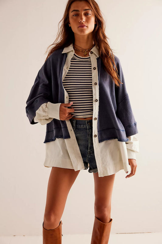 FREE PEOPLE : Rebel Rebel Twofer - Indigo Combo