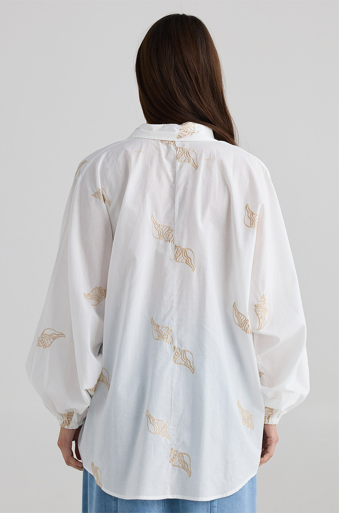 HOLIDAY : Cliffside Shirt - White Shell