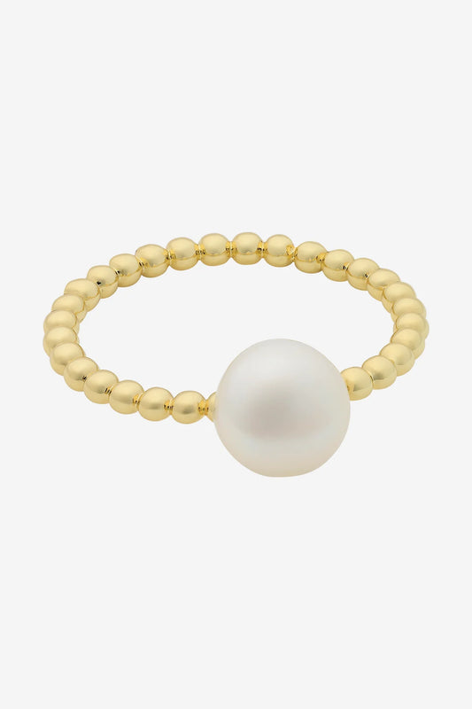 LIBERTE : Cove Gold Pearl Ring