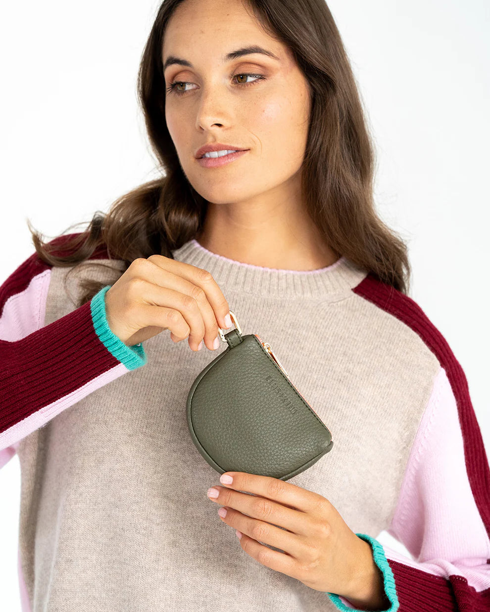 ELMS+KING : Camden Coin Purse - Khaki