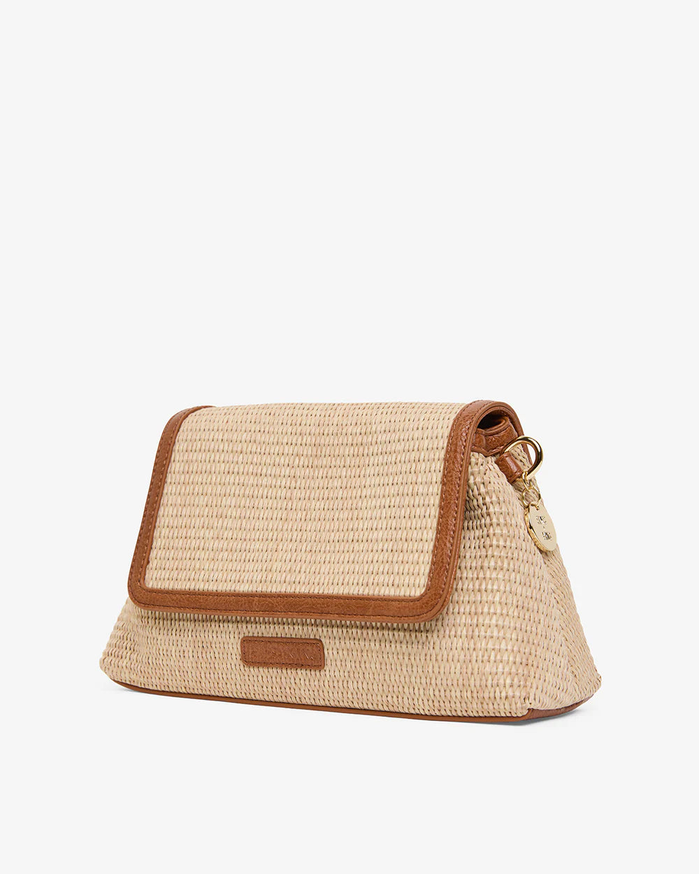 ELMS+KING : Lugano Crossbody Bag - Tan Weave