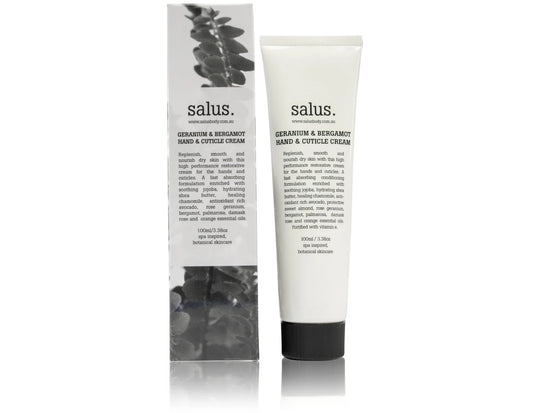 SALUS : Geranium & Bergamot Hand & Cuticle Cream - 100ml