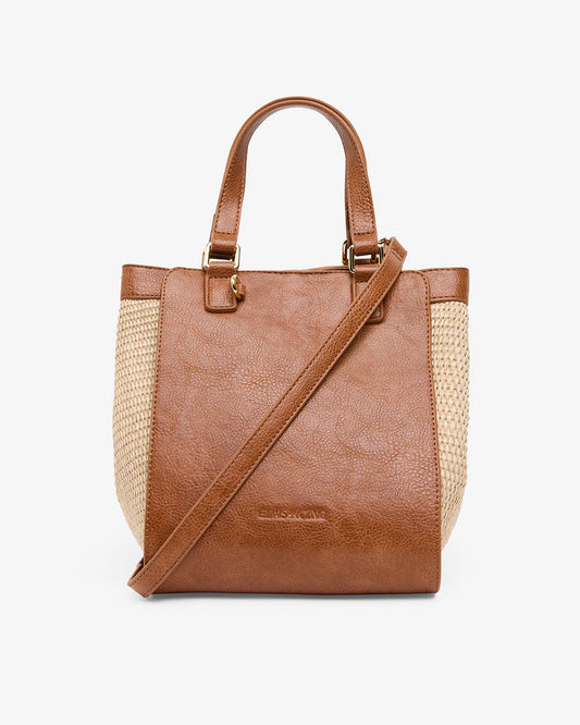 ELMS+KING : Carnegie Tote Bag - Tan Weave