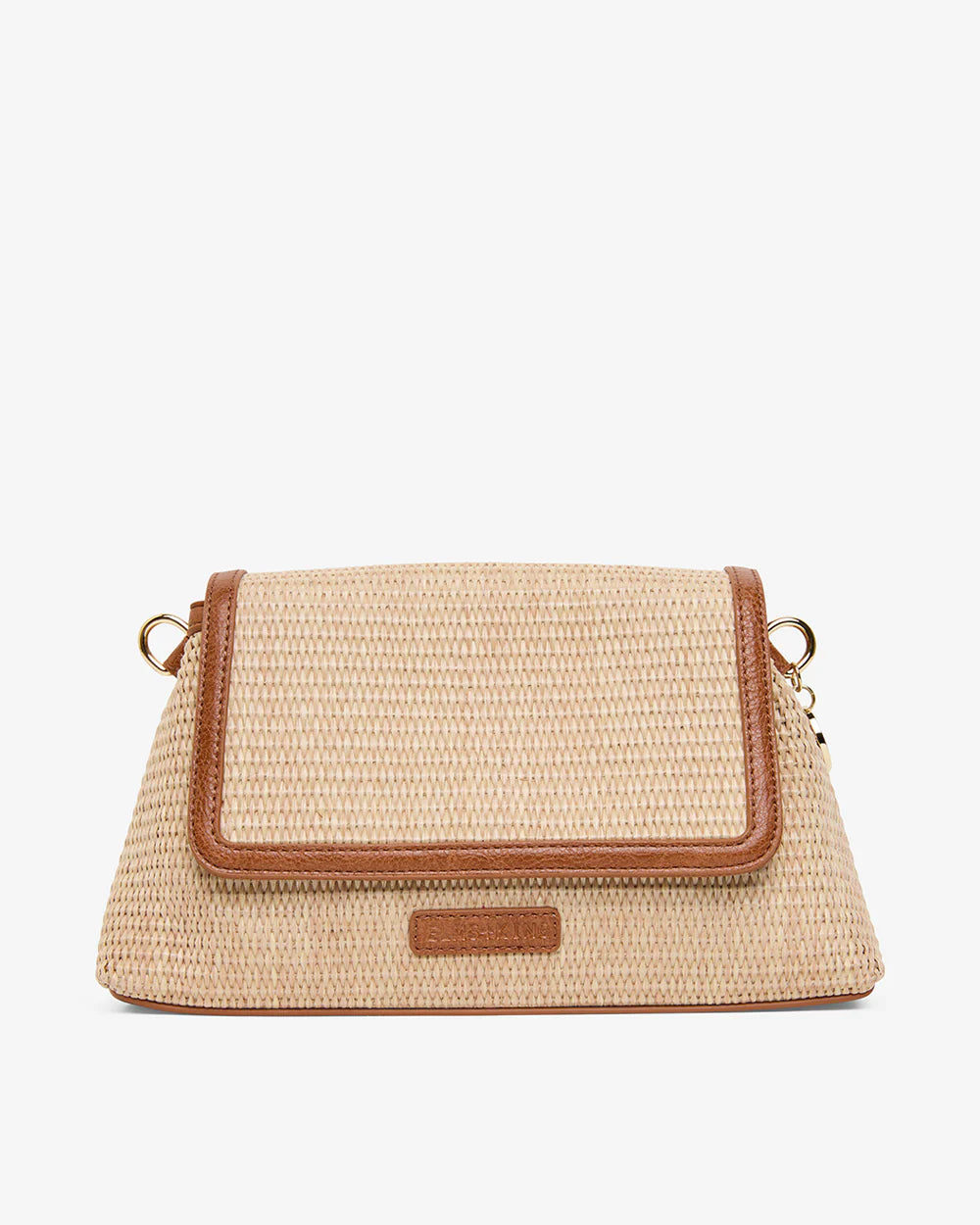 ELMS+KING : Lugano Crossbody Bag - Tan Weave