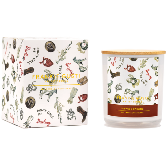 FRANKIE GUSTI : Soy Candle - Tobacco Darling