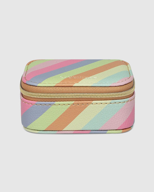 LOUENHIDE : Suzie Jewellery Box - Pastel Stripe