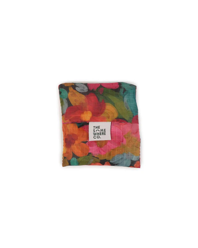 THE SOMEWHERE CO. : Reusable Shopping Bag - Amongst The Flowers