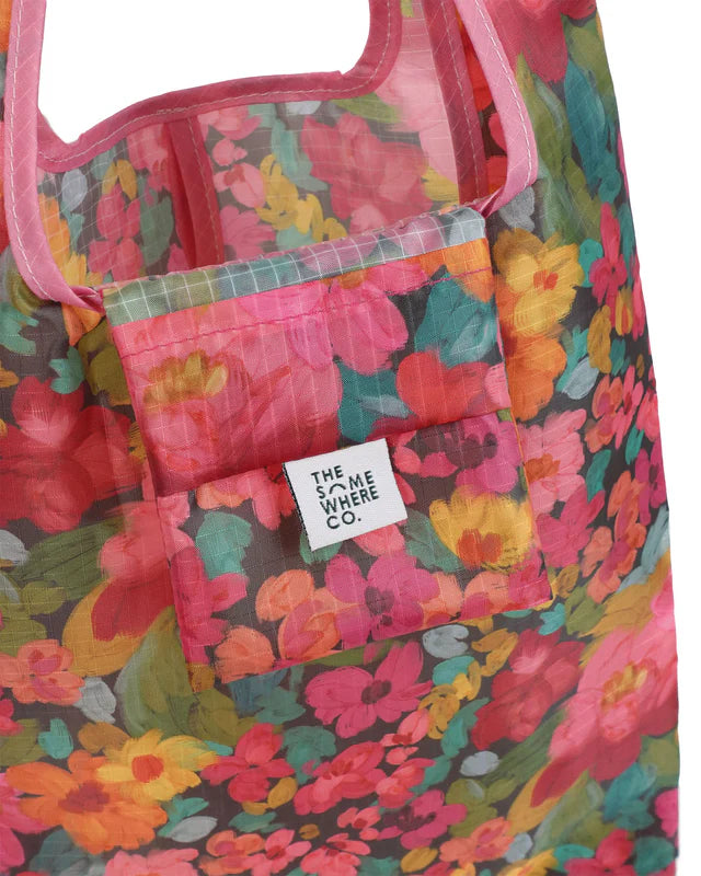 THE SOMEWHERE CO. : Reusable Shopping Bag - Amongst The Flowers