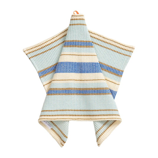 SAGE x CLARE : Ishani Stripe Tea Towel - Sky