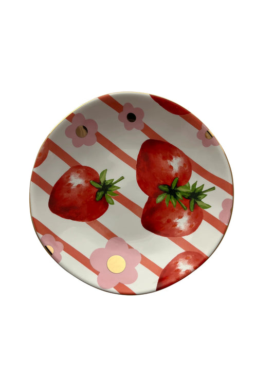 CARLA DINNAGE : Trinket Bowl - Frutti Bloom Strawberry