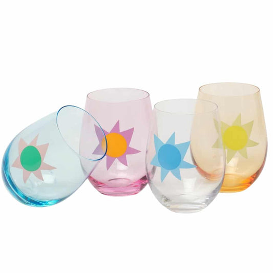 SUNNYLIFE : Stemless Glass Tumbler - Utopia