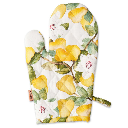 KIP & CO : Oven Mitt - Summer Lily White