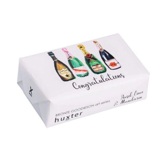 HUXTER : ‘Champagne Bottles’- Wrapped Soap