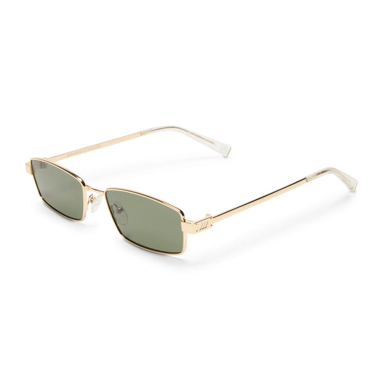 Le Specs: Bizzaro - Bright Gold / Clear Sunglasses