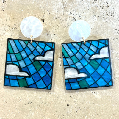 ANNA NOVA : Acrylic Sky - Earrings