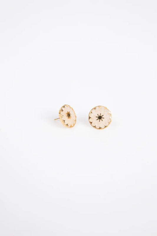 HOLIDAY: Sunbeam Milky White - Earrings