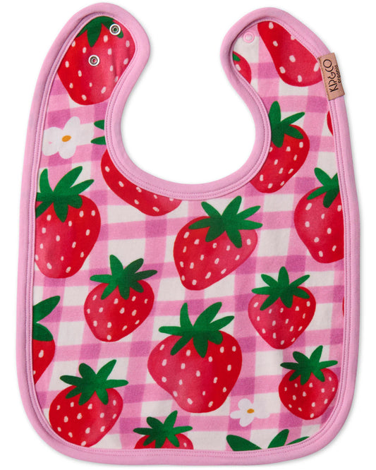 KIP & CO: Strawberry Jam Cotton - Bib