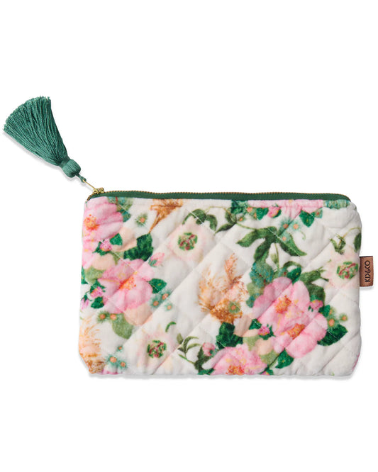 KIP & CO: Sunday Stroll Velvet - Cosmetics Purse