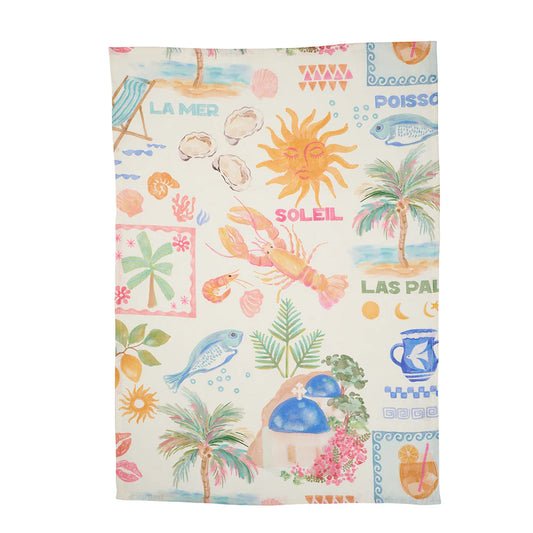 ANNABEL TRENDS. :  Linen Vacay - Tea Towel