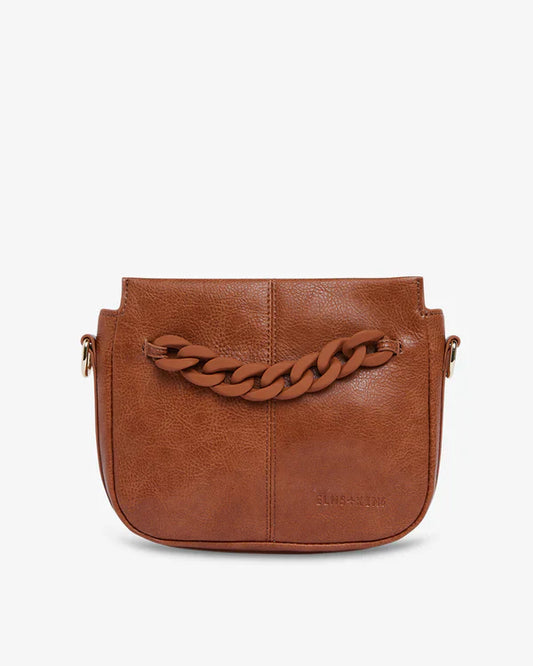 ELMS + KING : Mini Astor Crossbody Bag - Tan Pebble