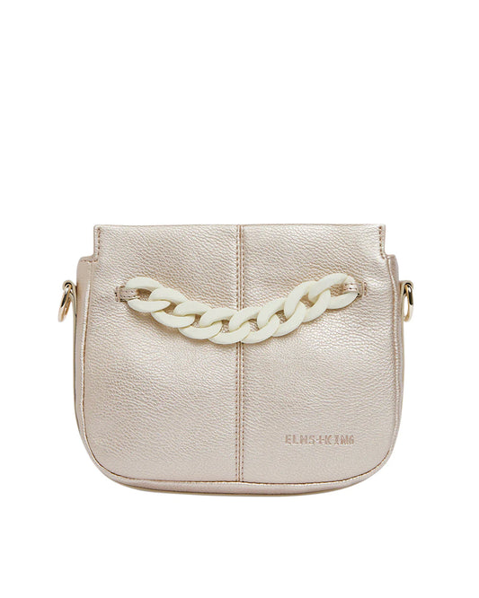 ELMS + KING : Mini Astor Crossbody Bag - Light Gold