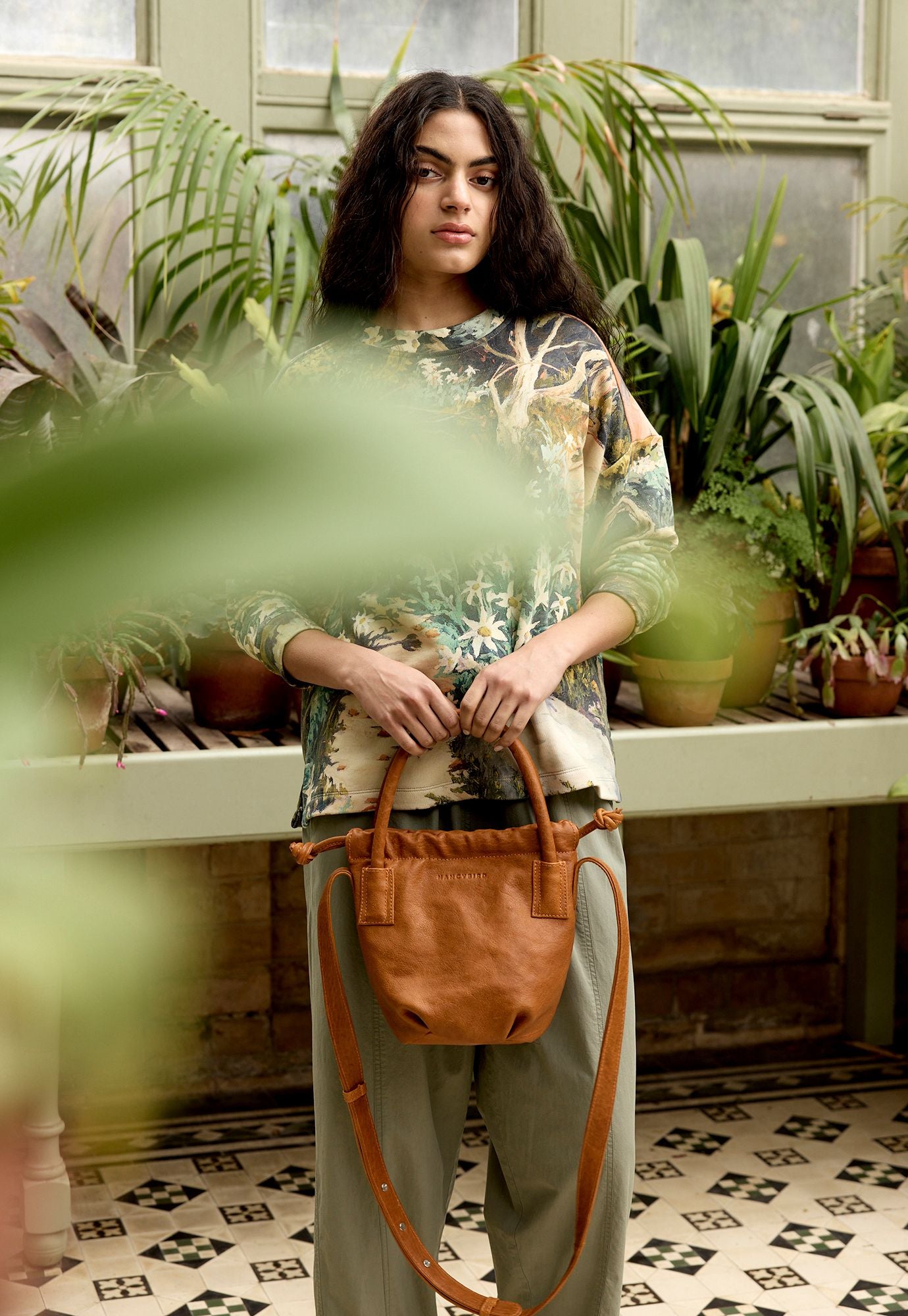 NANCYBIRD : Leather Terracotta Alli - Bag