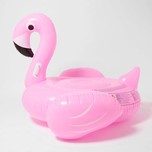 SUNNYLIFE : Luxe Ride-On Float - Rosie the Flamingo, Bubblegum Pink