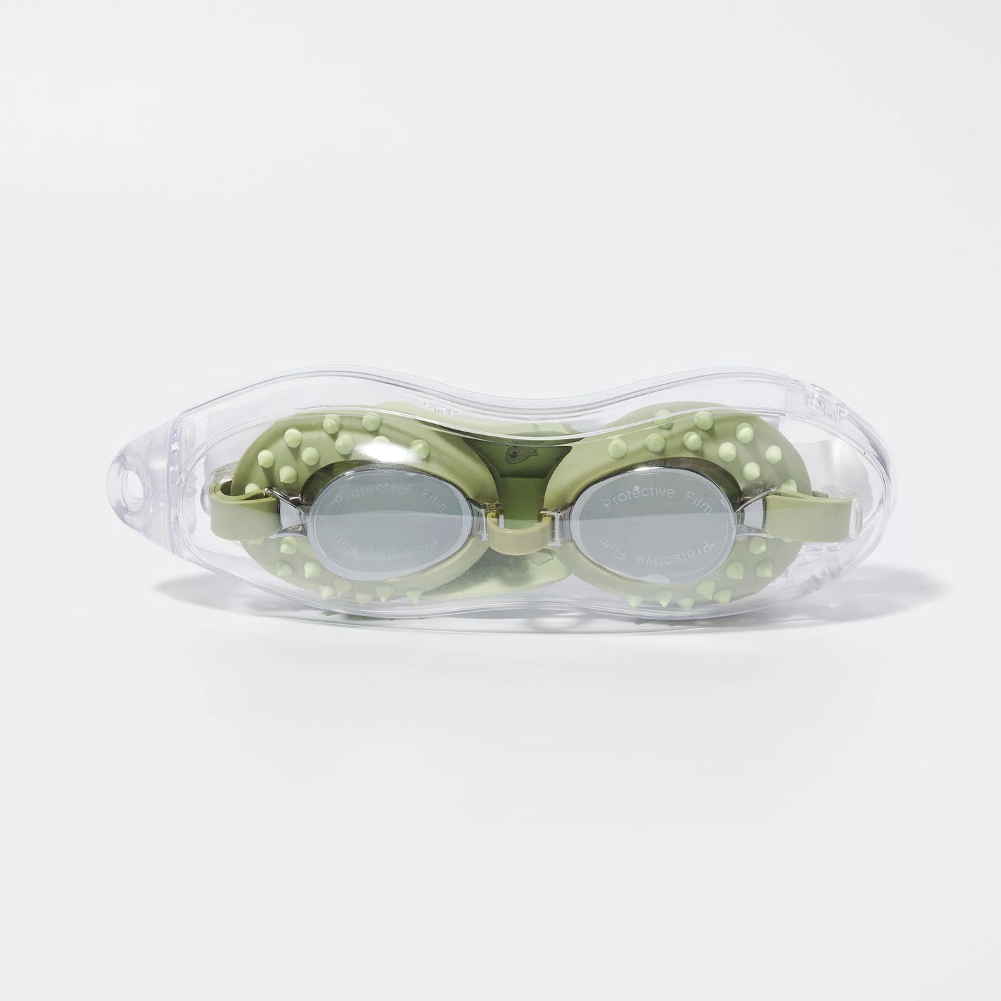 SUNNYLIFE : Kids Swim Goggles - Cookie the Croc Khaki