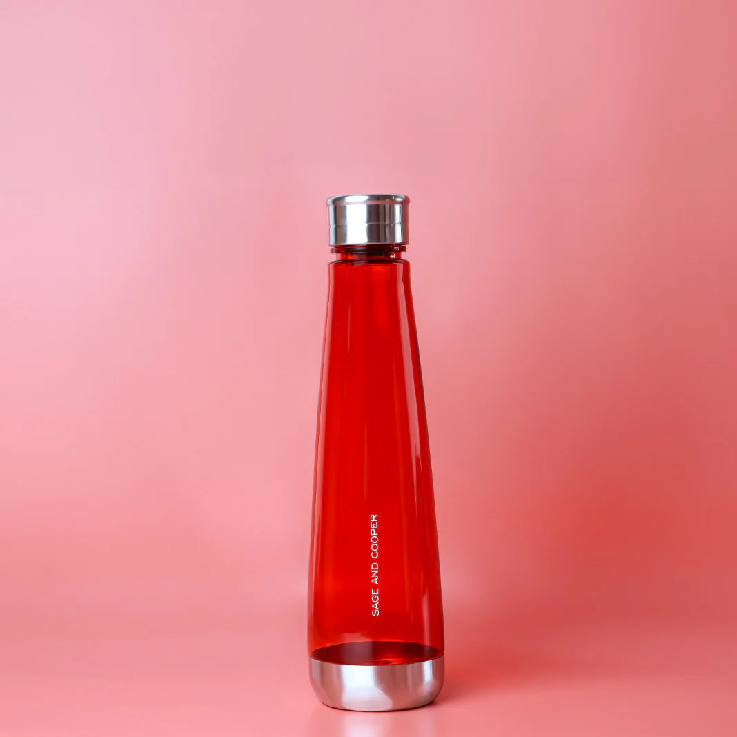 SAGE & COOPER :  Vyclone 600mL Tritan Red- Drink Bottle