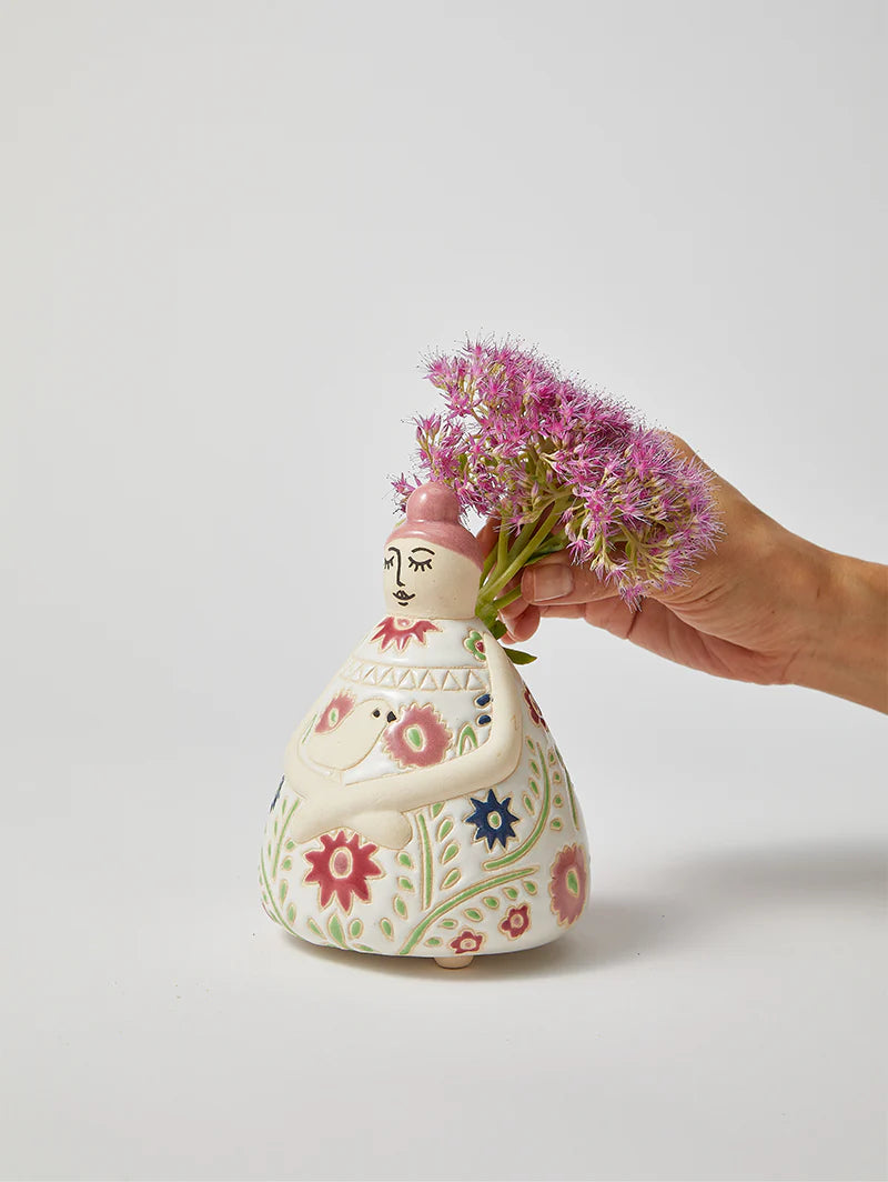 JONES & CO : Nonna Multi Floral - Vase