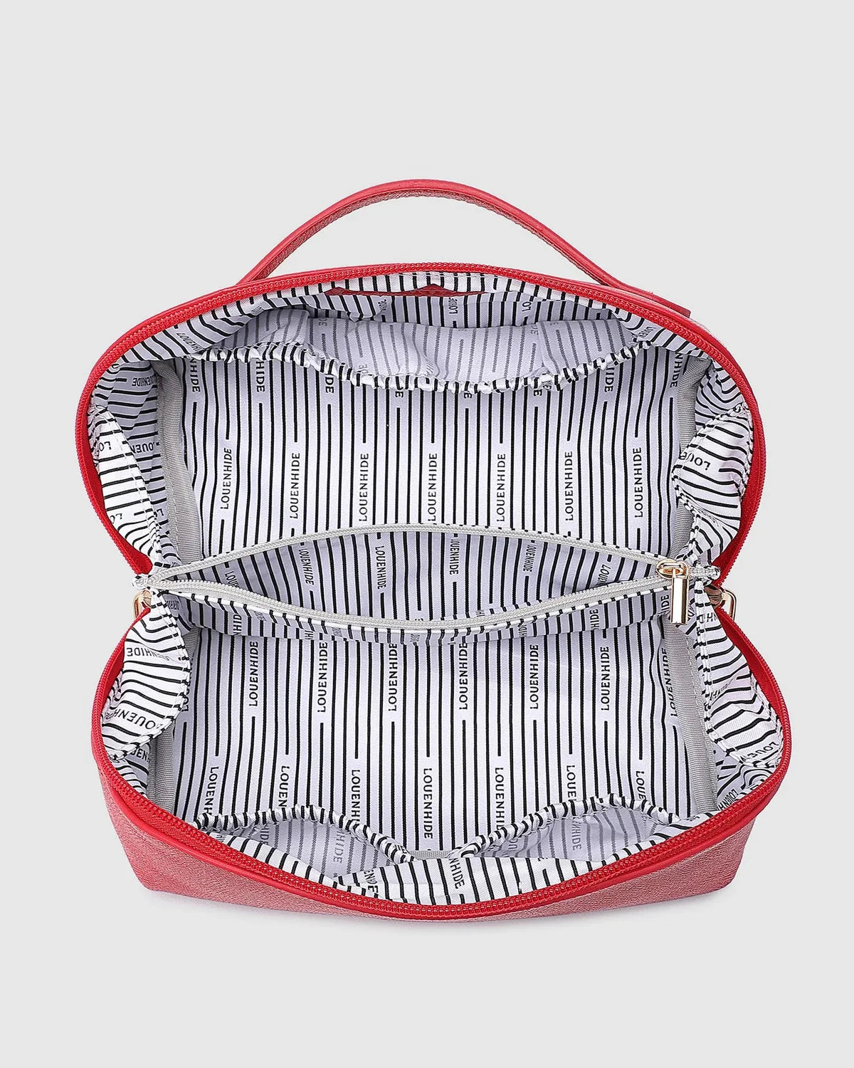 LOUENHIDE. : Ellis Makeup Bag - Red