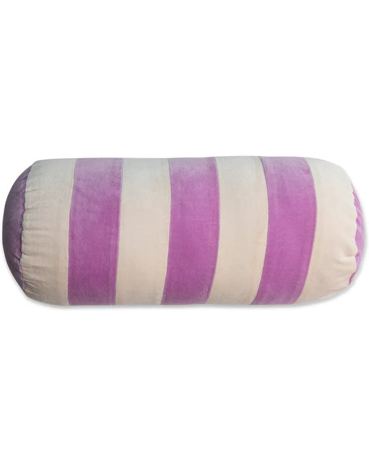 KIP & CO : Bolster Cushion - Amethyst Pearl Velvet