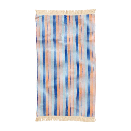 SAGE x CLARE : Kanti Waffle Bath Towel - Ultramarine