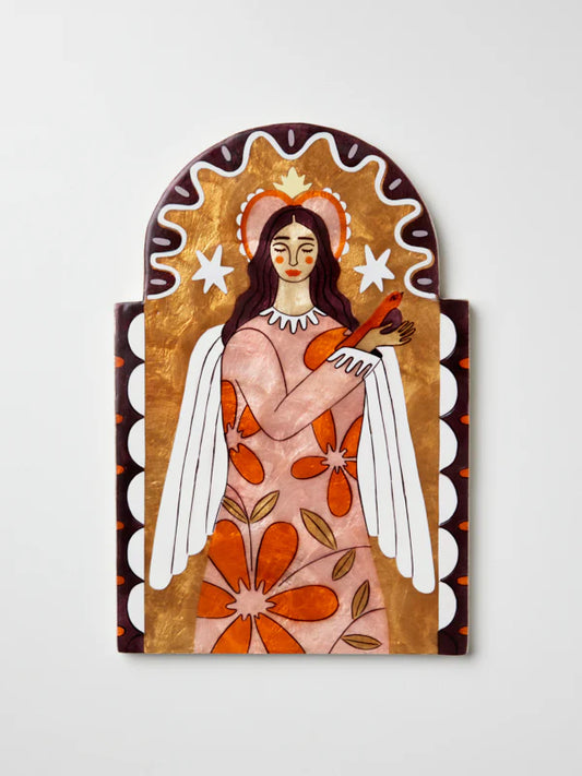 JONES & CO : Gardienne Angel Mustard - Wall Art